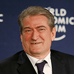 Picture of Sali Berisha,  President of Albania ( 1992 to 1997) and Prime Minister ( 2005 to 2013)
