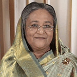 Picture of Sheikh Hasina,  Prime Minister of Bangladesh, 1996-2001, since 2009