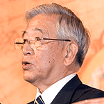 Picture of Shoichiro Toyoda, chairman of Toyota Motor Corporation from 1992 to 1999