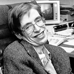 Picture of Stephen Hawking,  Wheelchair-bound physicist
