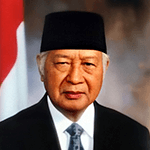Picture of Suharto,  President of Indonesia, 1967-98