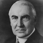 Picture of Warren G. Harding,  29th US President, 1921-23