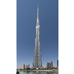 Picture of Burj Khalifa, the tallest structure and building in the world