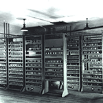 Picture of EDSAC, Early British computer.