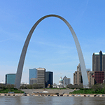 Picture of Gateway Arch,  630-foot (192 m) monument